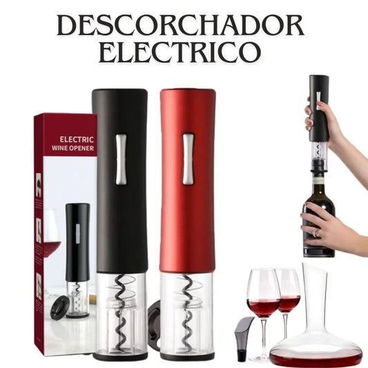 Kit Descorchador De Vino Electrico